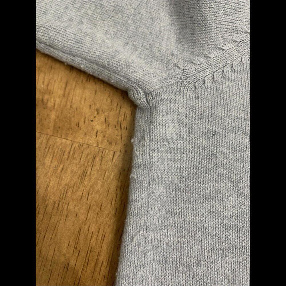 P Frederick Sweater Men XLT Light Gray Silk Cashmere Blend Preppy Layer Academia - Picture 7 of 7